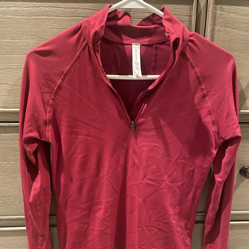 Momentum seamless half zip- Athleta